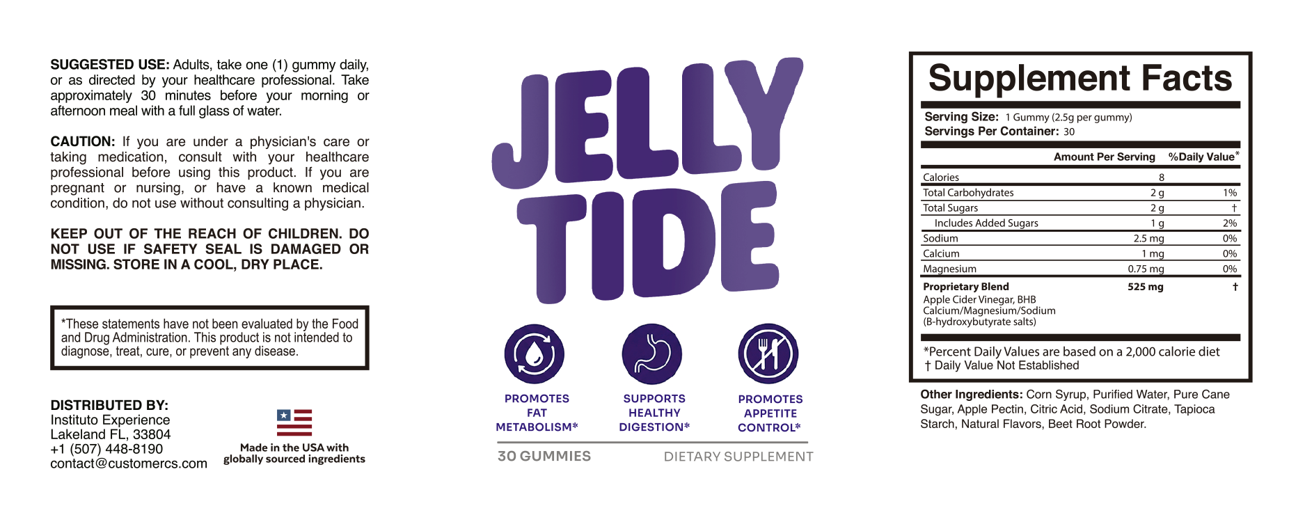 JellyTide Label